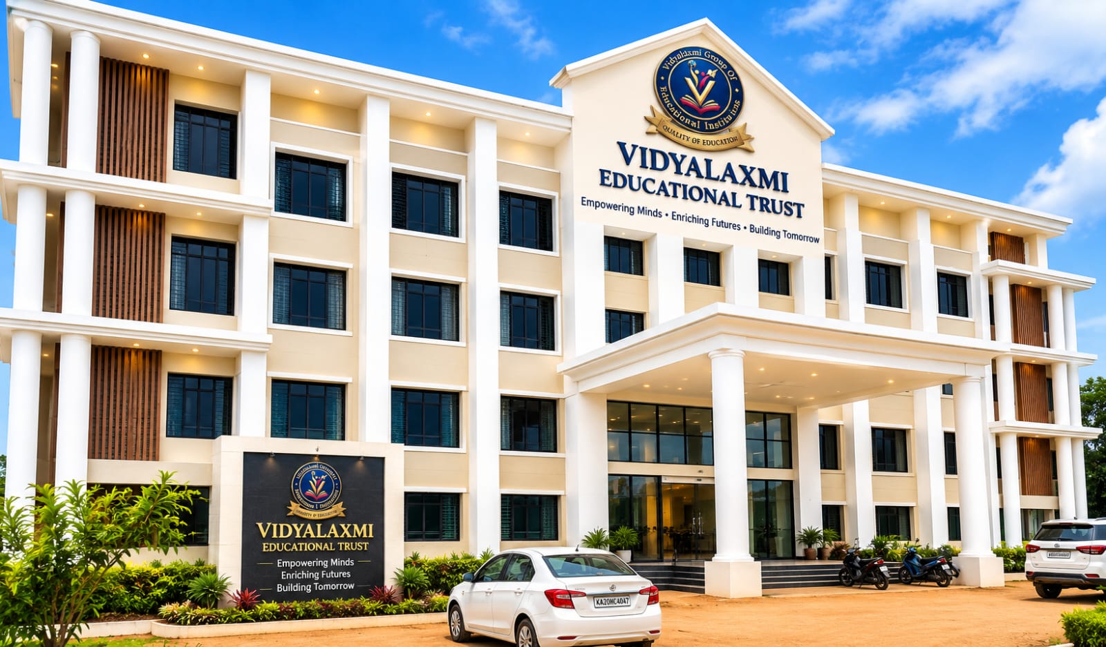 Vidyalaxmi campus building in Brahmavara